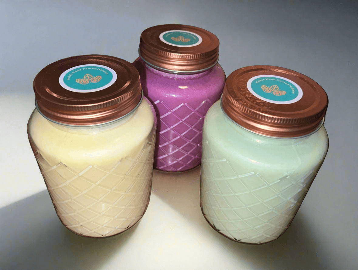 Buy large 20 oz Strongly Scented Soy Candles in Glass Jars online. Choose from over 40 scents.
