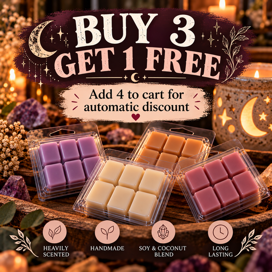 Handmade Soy Coconut Wax Melts | Strong & Long-Lasting Scent Sacred Flame Studio
