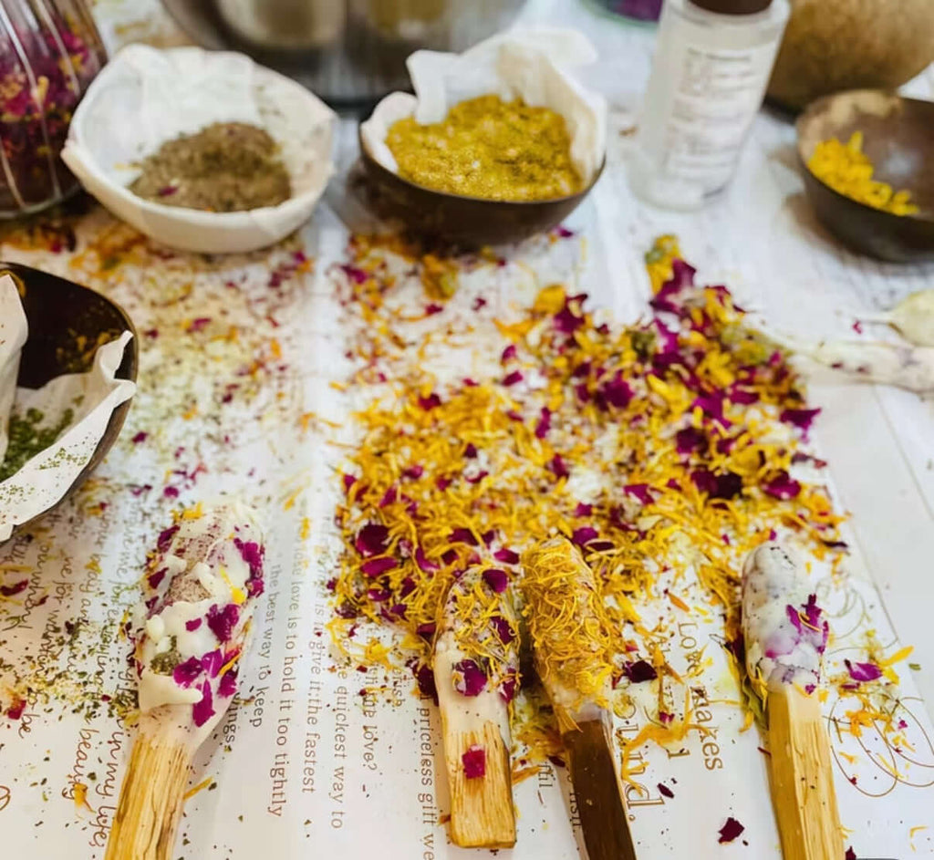 Artisan Dipped Palo Santo Ritual Sticks Set of 8