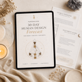 Personalized 30 Day Human Design Forecast | Energy Reading | Spiritual Guidance
