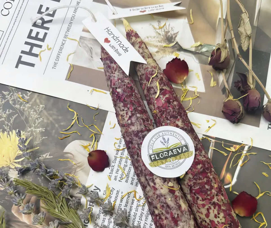 View details for Sage Dressed Soy Taper Candle – 8” Ritual Candle for Cleansing & Smudging Sage Dressed Soy Taper Candle – 8” Ritual Candle for Cleansing & Smudging