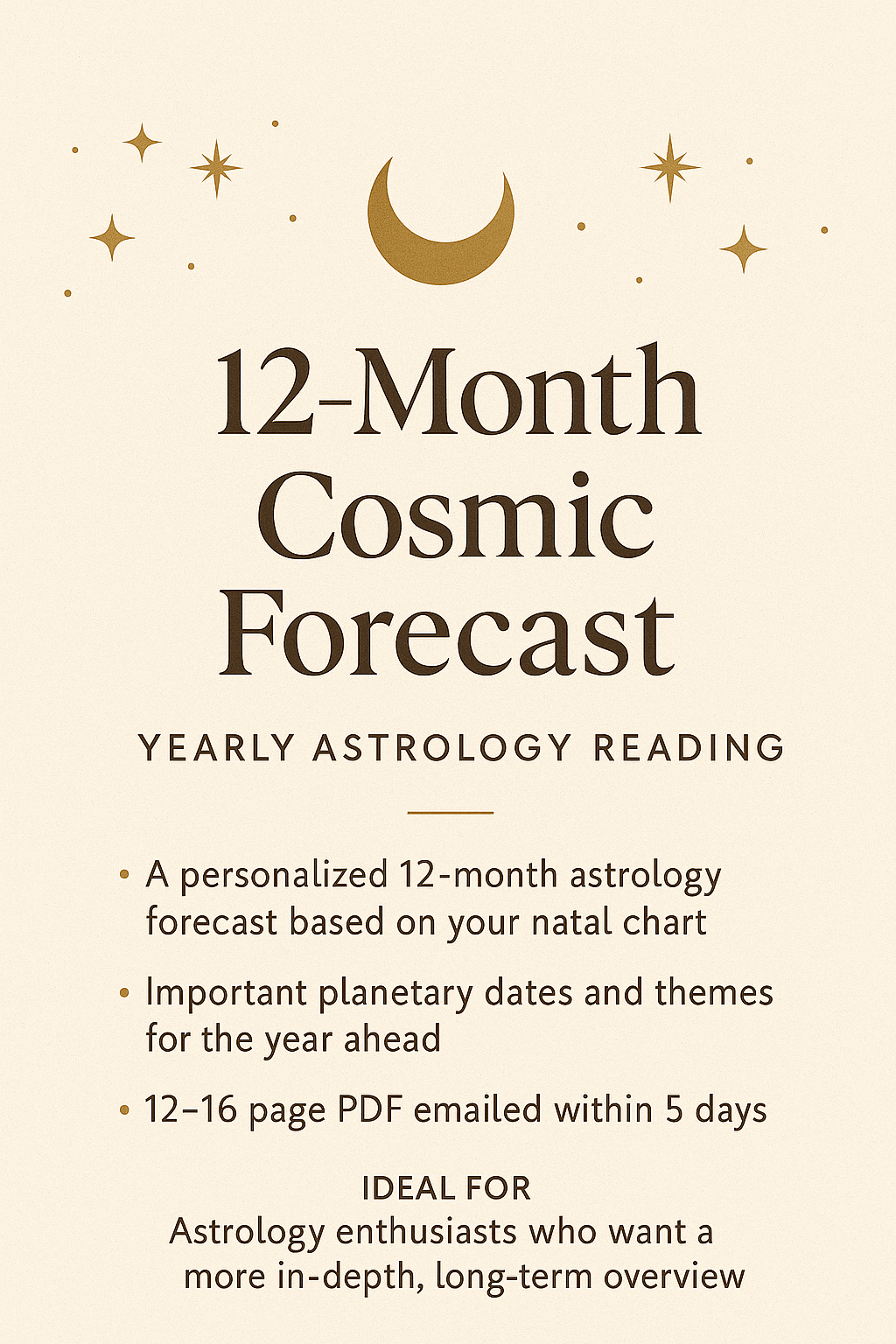 Full Year Ahead Astrology Forecast – 12 Month Transit Guide