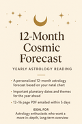 Full Year Ahead Astrology Forecast – 12 Month Transit Guide