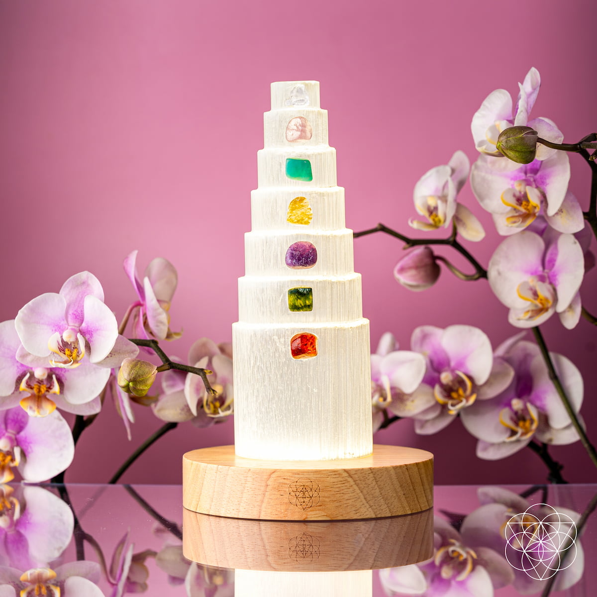 The Stress Shield Lamp - 7 Stones of Healing Conscious Items