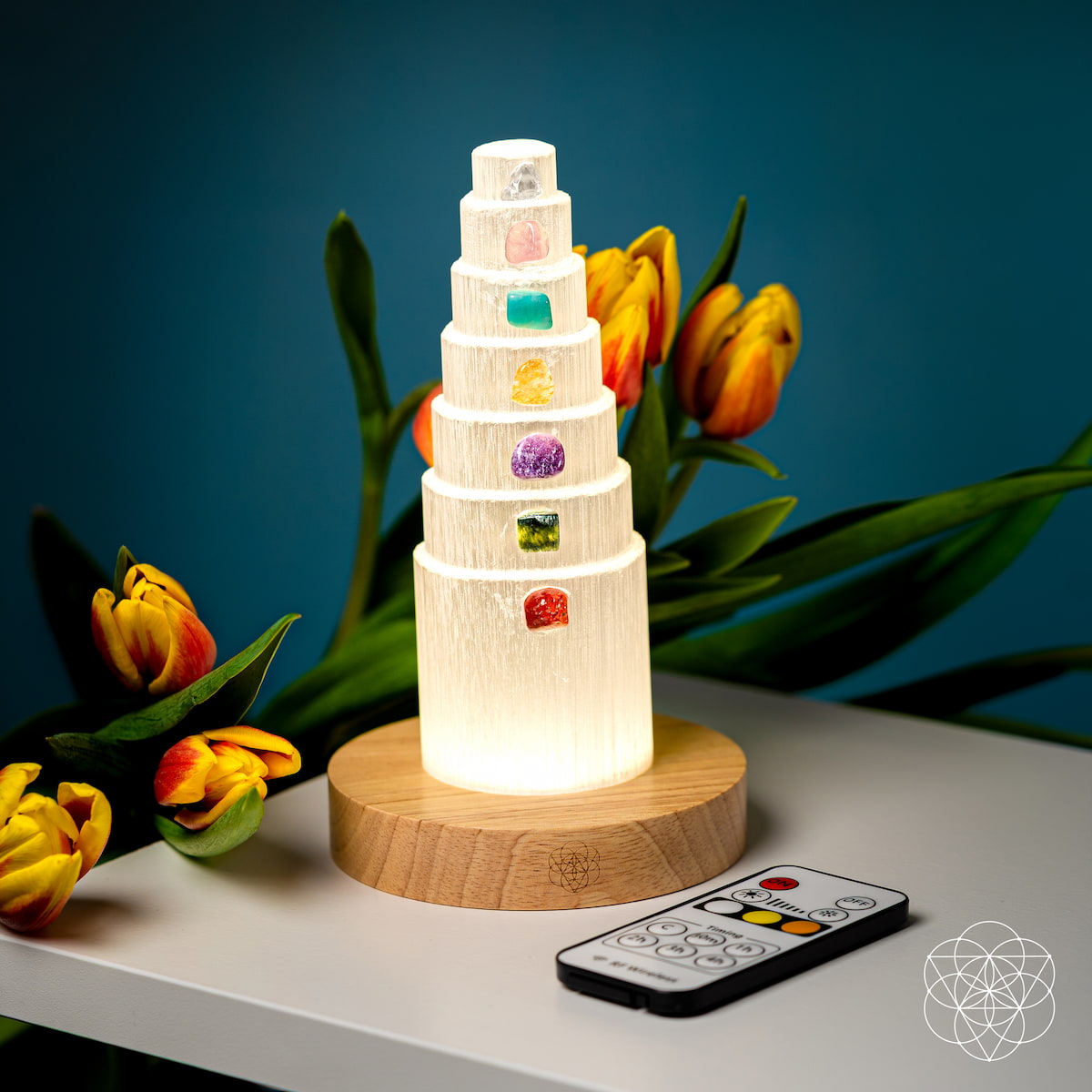 The Stress Shield Lamp - 7 Stones of Healing Conscious Items