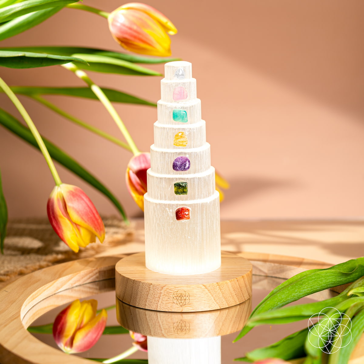 The Stress Shield Lamp - 7 Stones of Healing Conscious Items