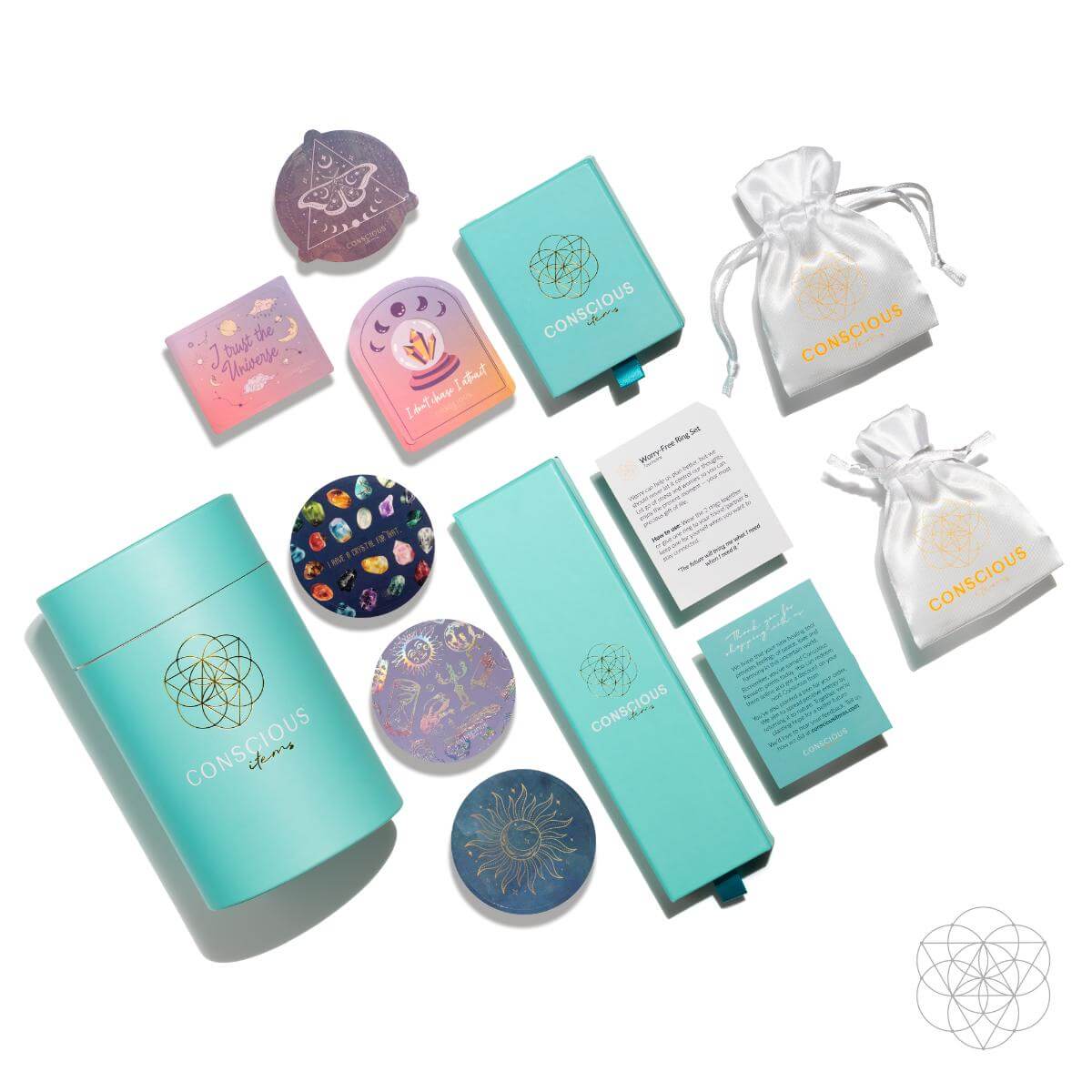 The Stress Shield Lamp - 7 Stones of Healing Conscious Items