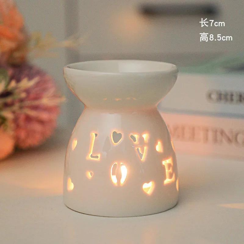 Celestial Glow Ceramic Wax Melt & Essential Oil Burner
