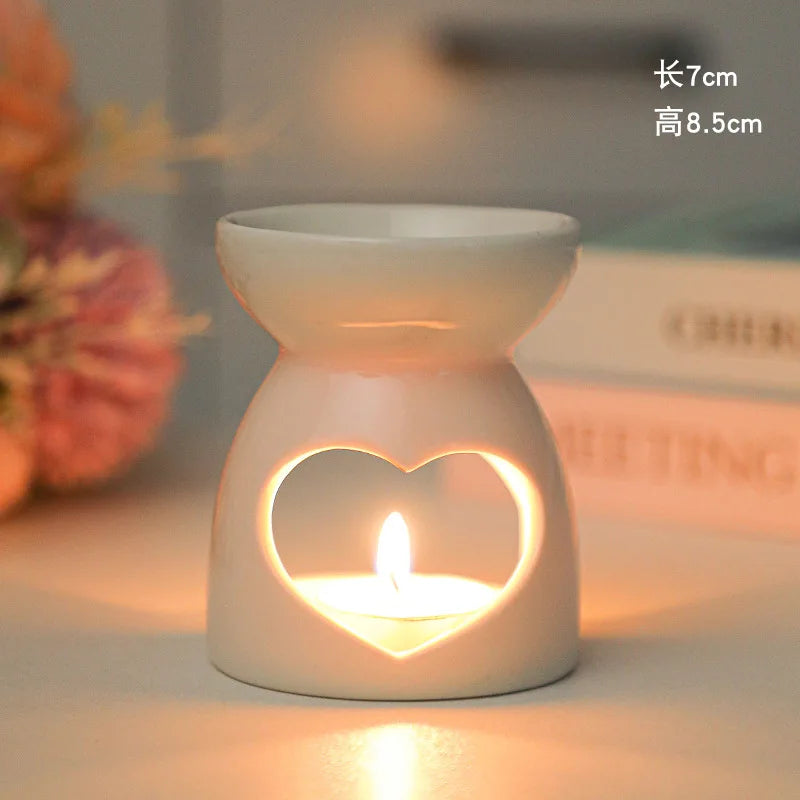 Celestial Glow Ceramic Wax Melt & Essential Oil Burner