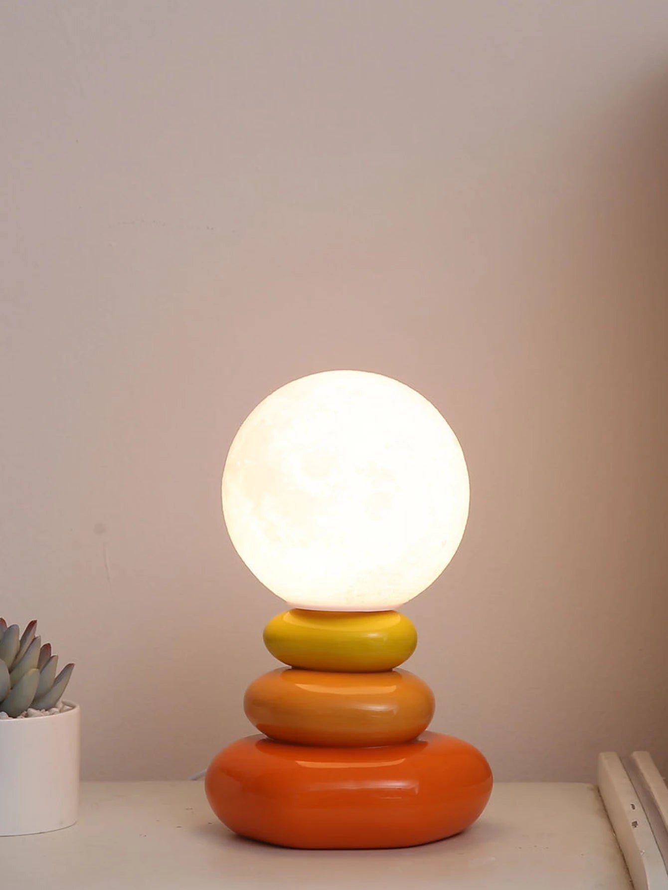 Modern Ceramic LED Table Lamp – Minimalist Bedroom & Home Décor Light