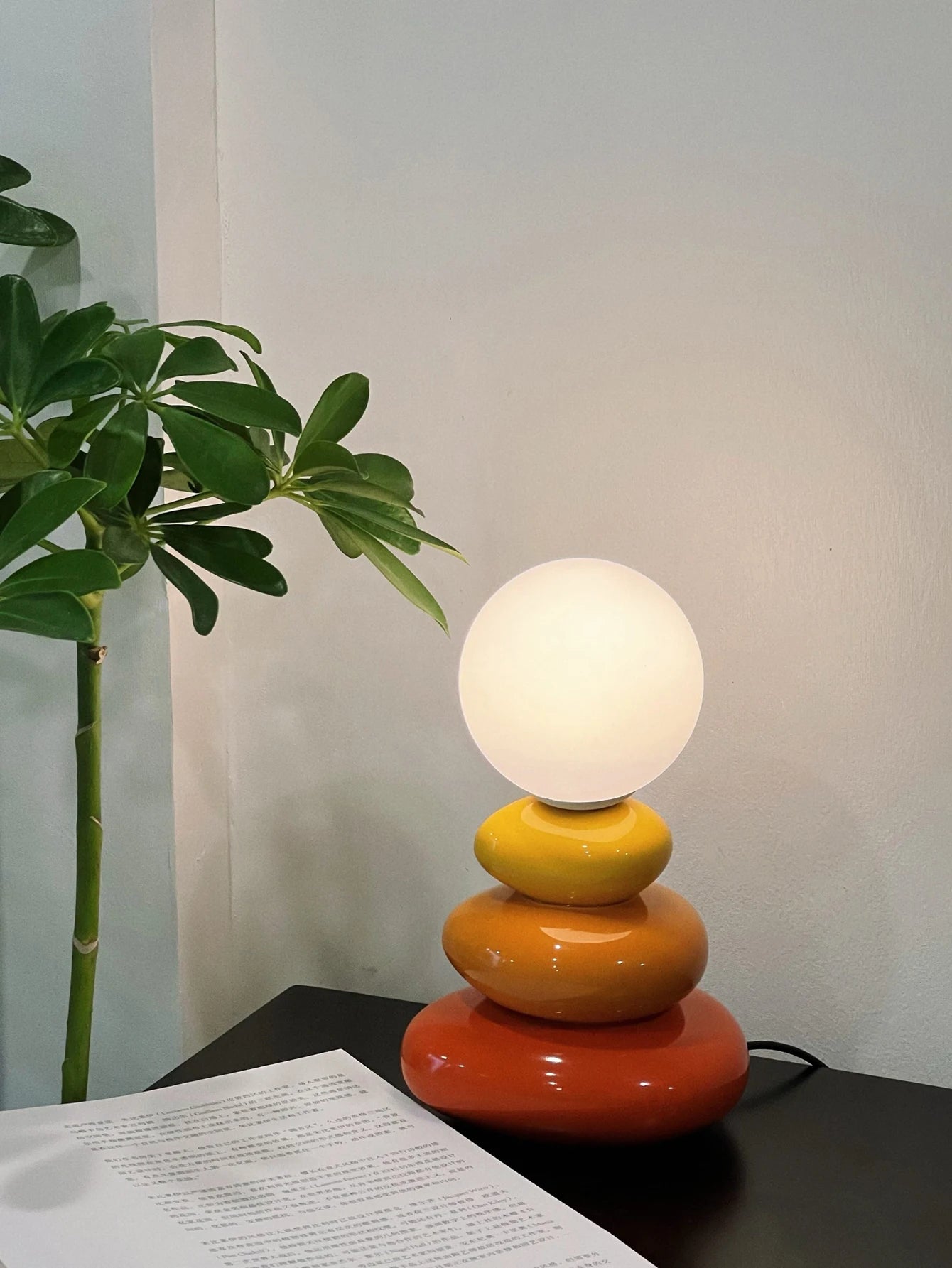Modern Ceramic LED Table Lamp – Minimalist Bedroom & Home Décor Light