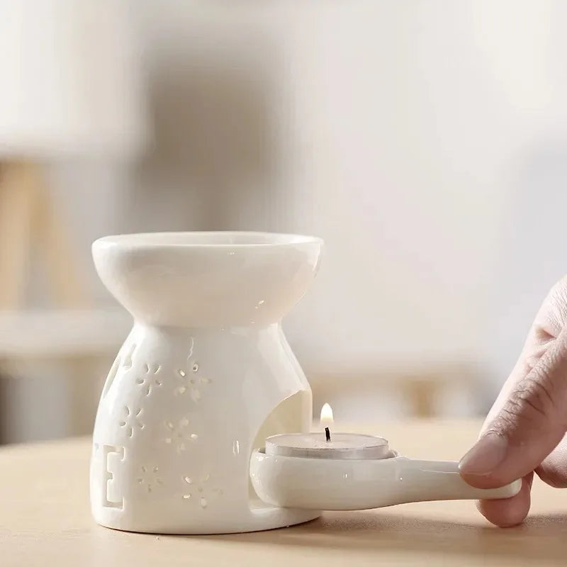 Celestial Glow Ceramic Wax Melt & Essential Oil Burner