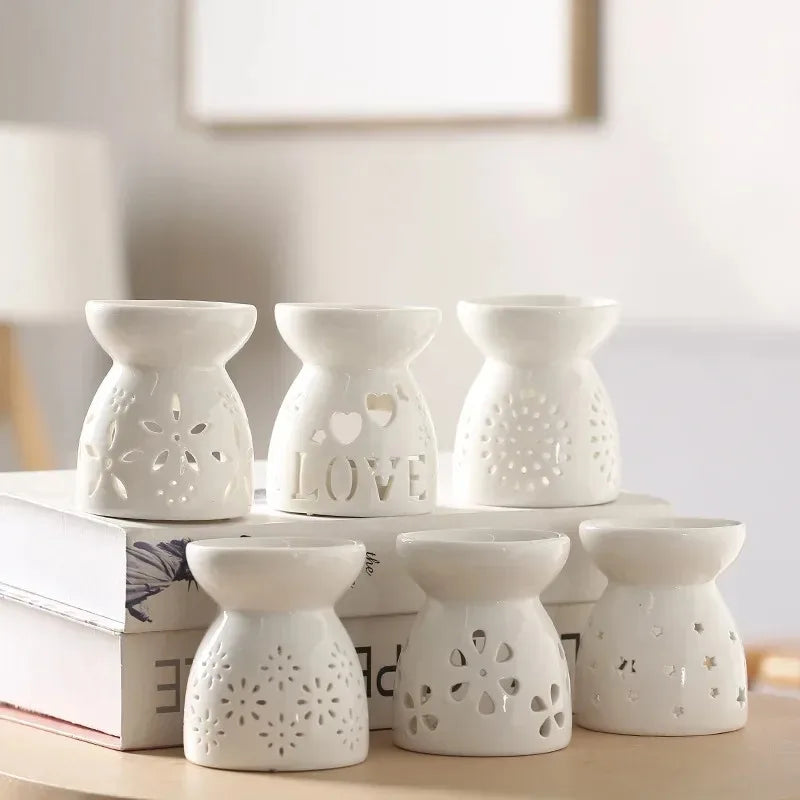 Celestial Glow Ceramic Wax Melt & Essential Oil Burner