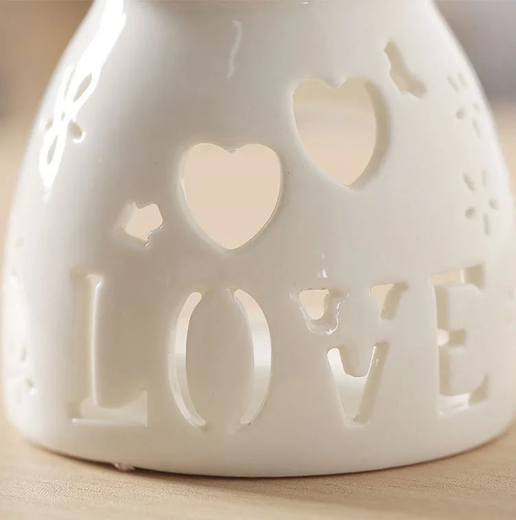 Celestial Glow Ceramic Wax Melt & Essential Oil Burner