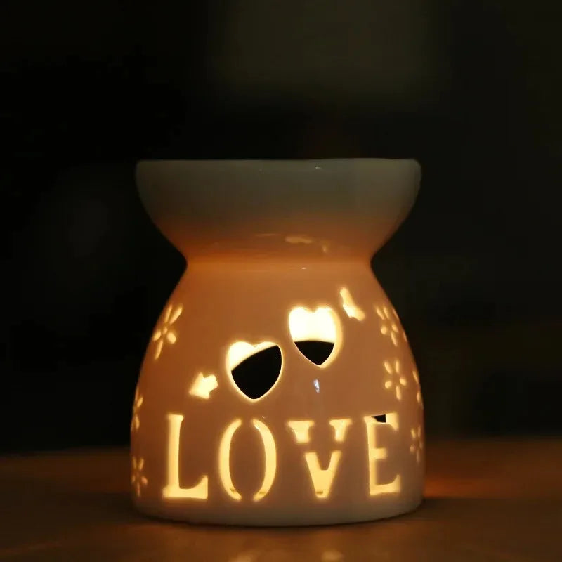 Celestial Glow Ceramic Wax Melt & Essential Oil Burner