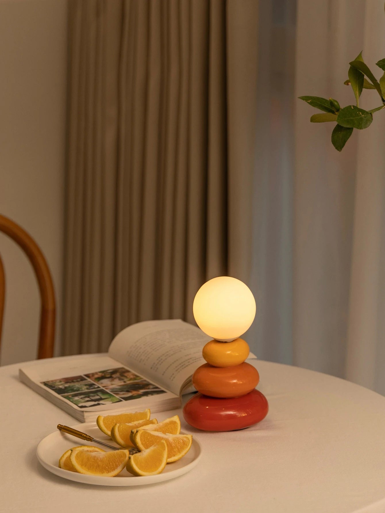 Modern Ceramic LED Table Lamp – Minimalist Bedroom & Home Décor Light