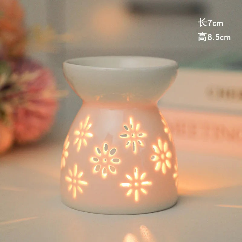 Celestial Glow Ceramic Wax Melt & Essential Oil Burner