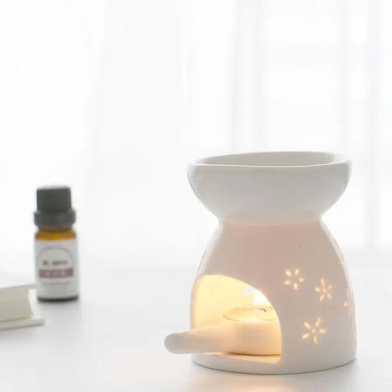 Celestial Glow Ceramic Wax Melt & Essential Oil Burner
