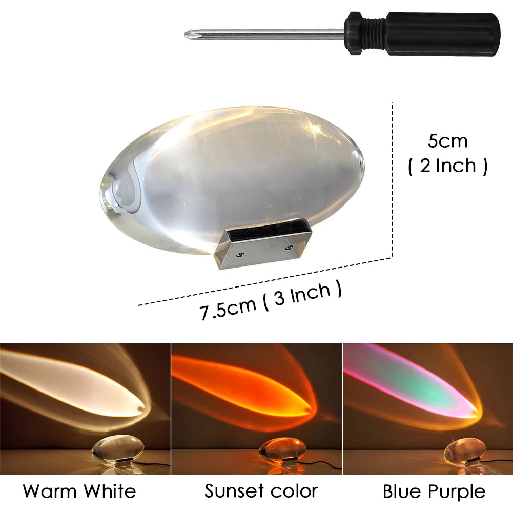 Aura Sky Crystal Projection Lamp | Color-Changing Ambient Light