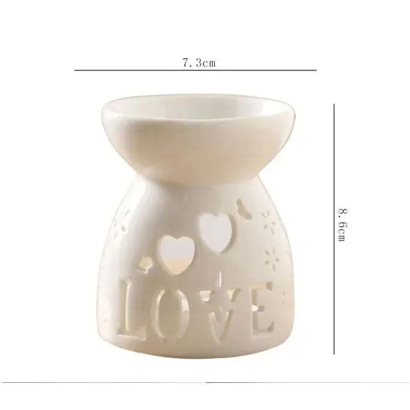 Celestial Glow Ceramic Wax Melt & Essential Oil Burner