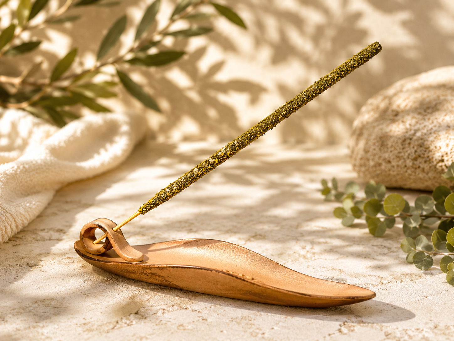 Leaf Incense Holder Sacred Scents Sanctuary