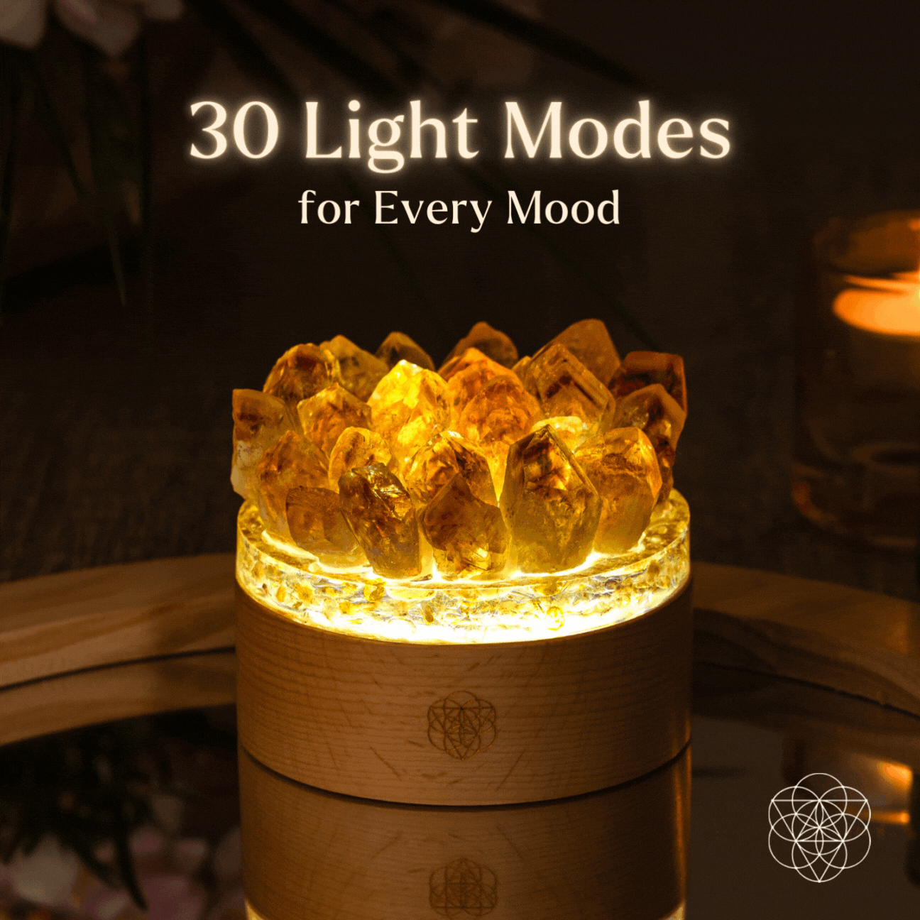 Turn My Life to Gold - Midas Citrine Lamp Conscious Items