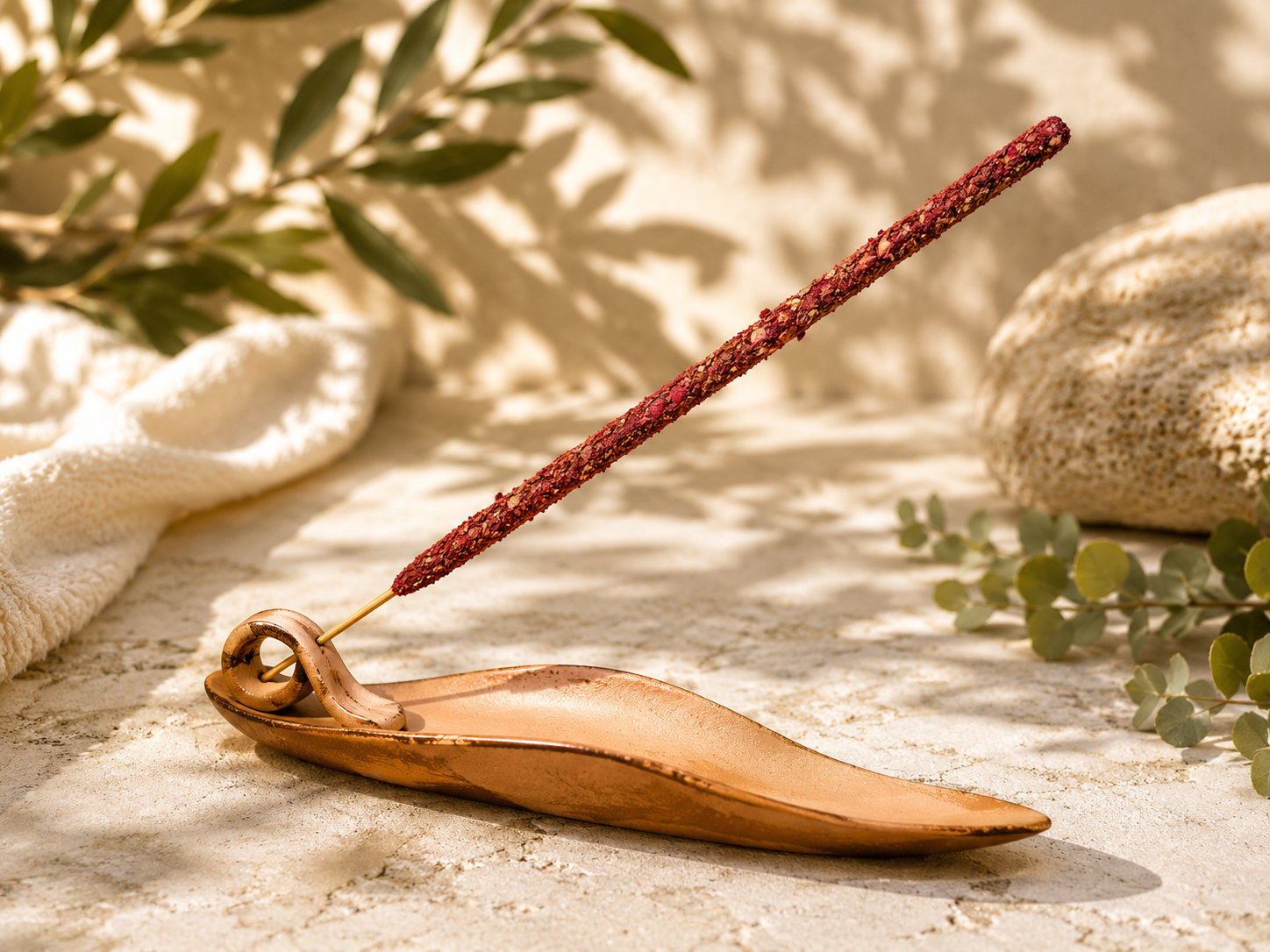 Leaf Incense Holder Sacred Scents Sanctuary