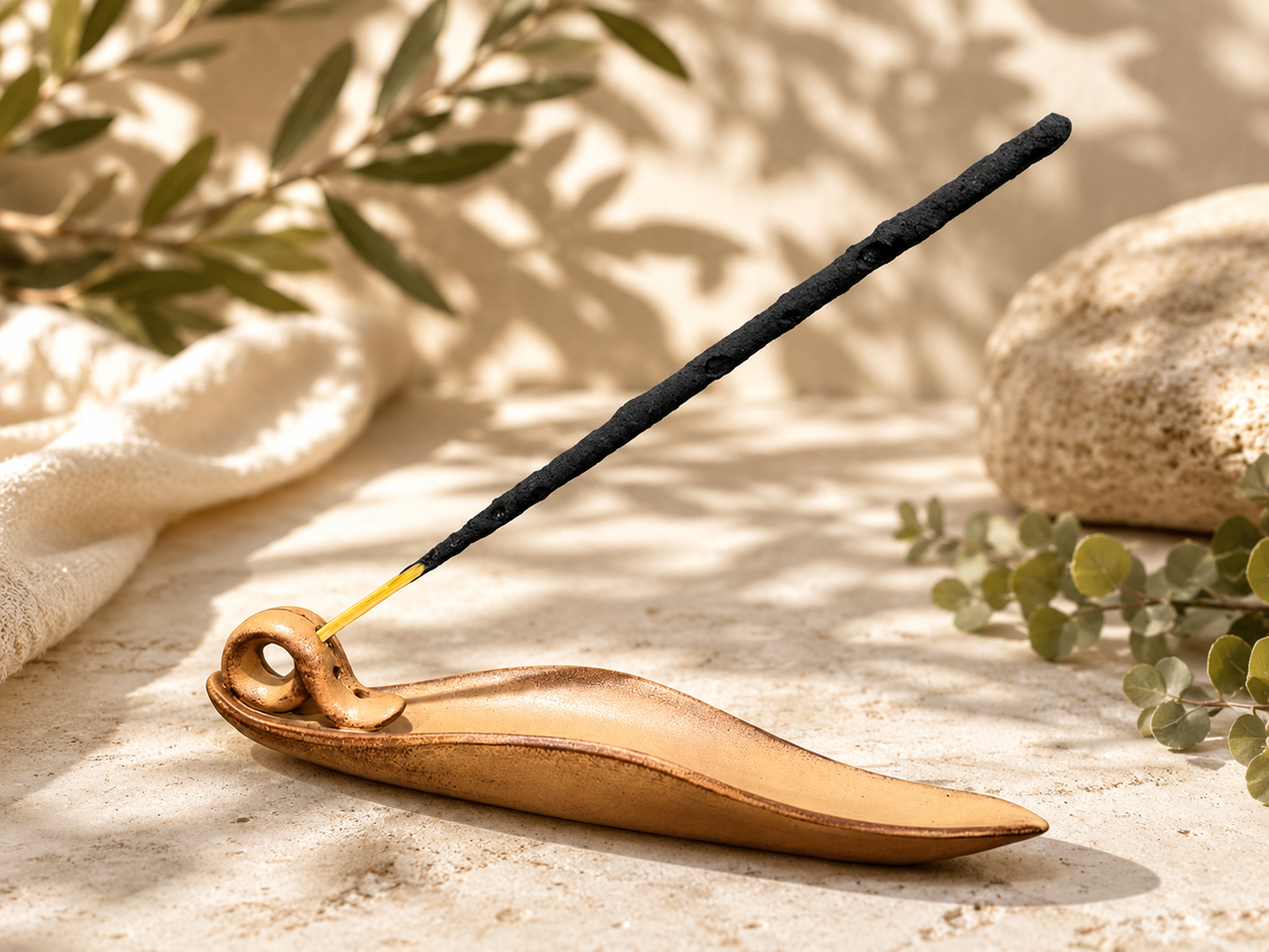 Leaf Incense Holder Sacred Scents Sanctuary