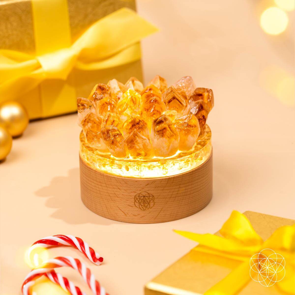 Turn My Life to Gold - Midas Citrine Lamp Conscious Items